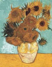 Haga click para ver la imagen ampliada 1888 still life - vase with twelve sunflowers.jpg